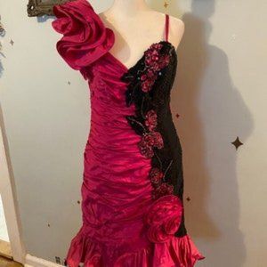 Vintage Alyce Designs Party Dress, 1980's-early 1990's style